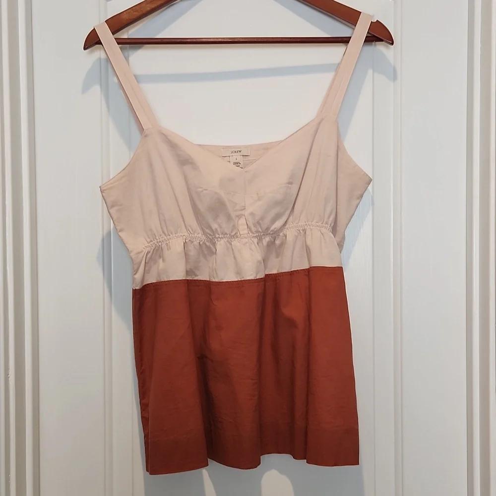 J.‎ Crew Katie Colorblock Cami Size 6